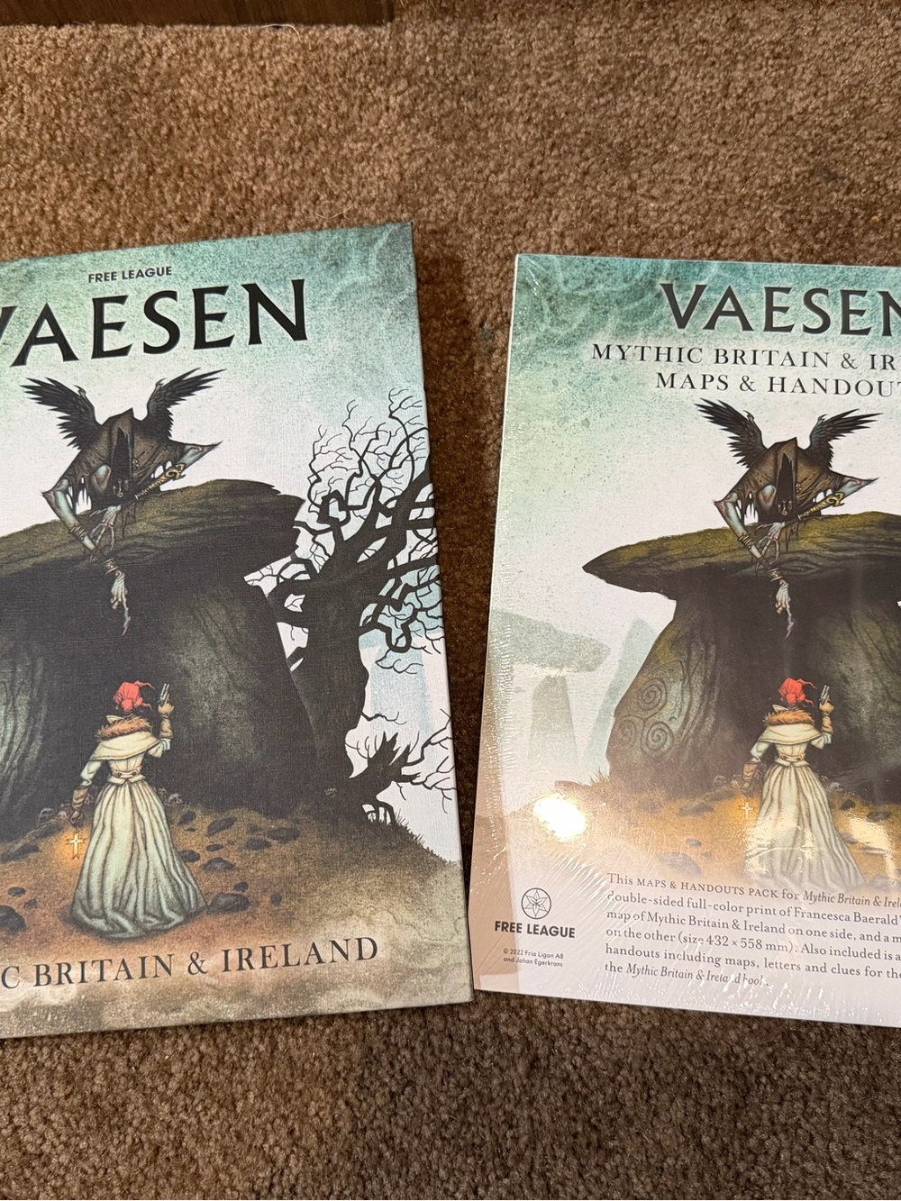 Vaesen RPG Mythic Britain & Ireland guide + map pack
